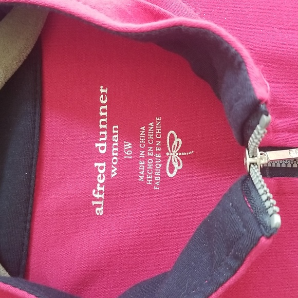 Alfred Dunner Pink Rhinestone Dragonfly Embroidered Lightweight Jacket - Picture 6 of 12